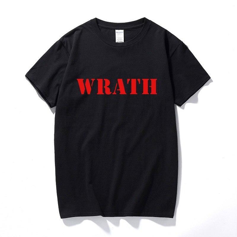 การจัดส่งภายใน 24 ชั่วโมง จำกัด WRATH Natural Selection ชายเสื้อยืดฤดูร้อนสีดำ T เสื้อแขนสั้น O-Neck เสื้อผู้หญิง Camise