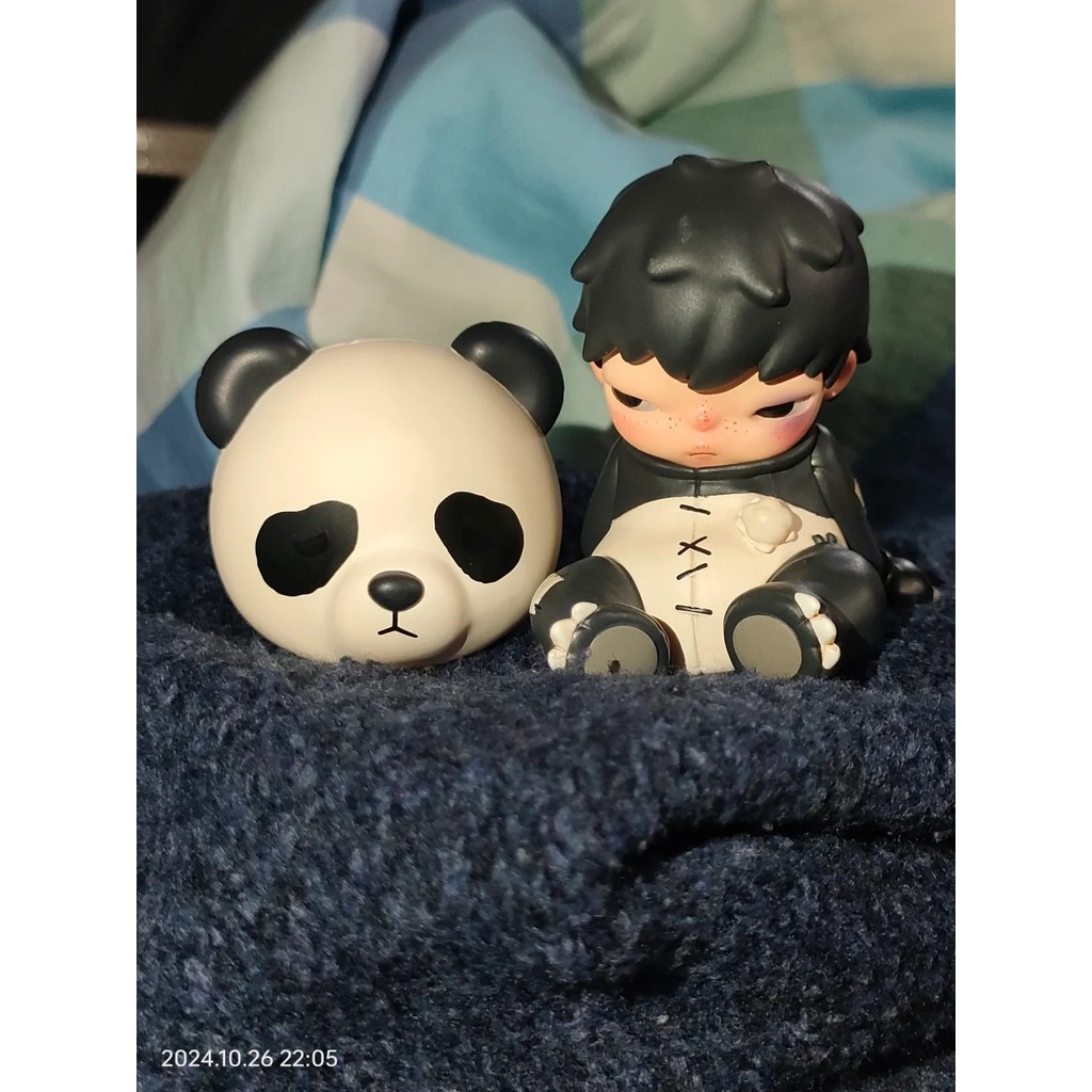 Hirono Doll Panda Series การ์ดแขวนเครื่องประดับตั้งโต๊ะทํามือของขวัญวันเกิด PIYI