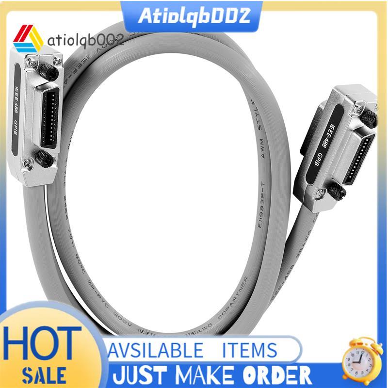 1 ชิ้น IEEE488 สาย GPIB สายควบคุมอุตสาหกรรม 1.5 เมตร