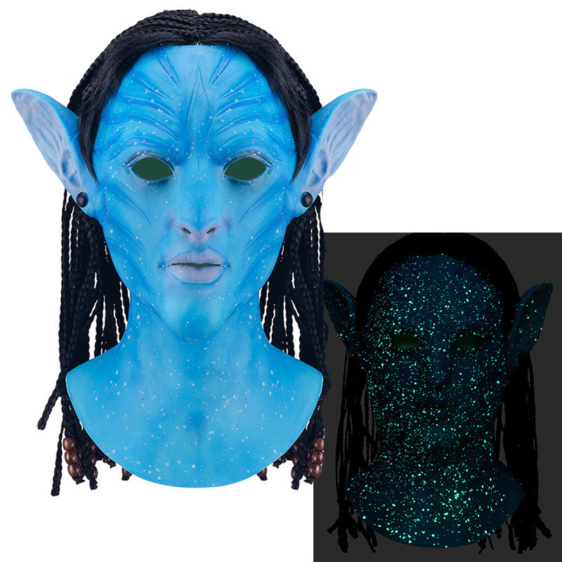 ฮาโลวีน Avatar Latex Mask Avatar 2 หน้ากากภาพยนตร์ cos