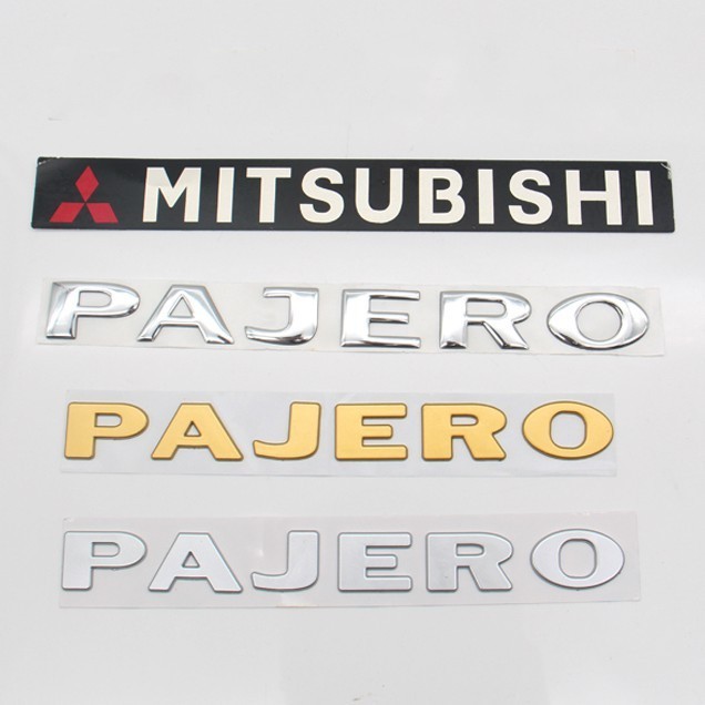 Mitsubishi PAJERO V73V77V93V97 ป้ายใบโลโก้ด้านข้าง PAJERO lette