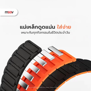 [ส่งด่วน] Moov WS01 สาย สำหรับ AppleWatch Series 11 10 9 8 7 6 5 SE 3 2 1 Ultra 3 2 1 แอปเปิ้ลวอช applewatch