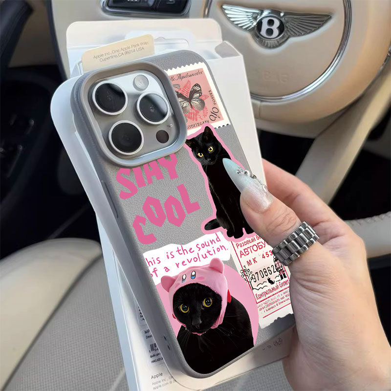 เคสโทรศัพท์ สำหรับ iPhone 13 11 17 pro max Case iPhone 11 15 16 pro max 14 12 pro max XR XS Max 7Plus ผิวสัมผัสสุดน่ารัก - รูปที่ 7