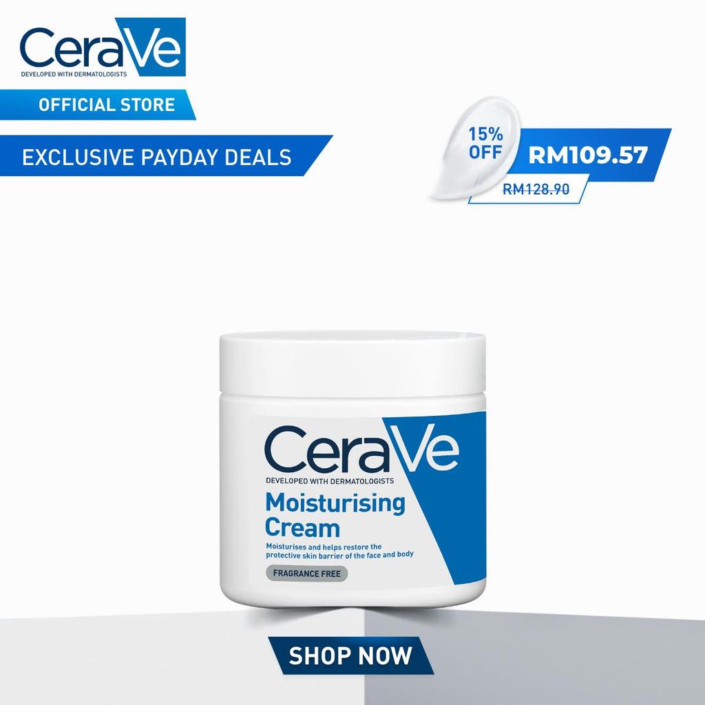 CeraVe Moisturising Cream (177ML / 454ML) SVOL