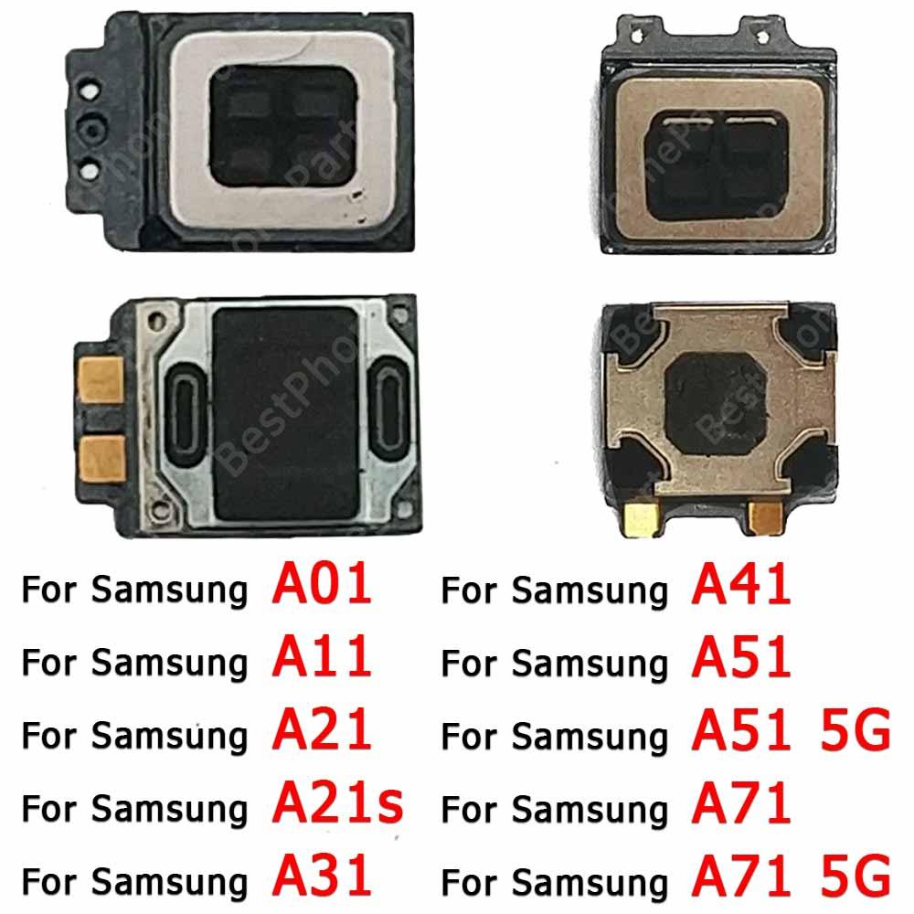 1 ชิ้นสําหรับ Samsung Galaxy A21 A21s A31 A41 A51 A71 5G A01 A11 เสียงหูฟังรับหูฟังด้านบนหูฟังลําโพง
