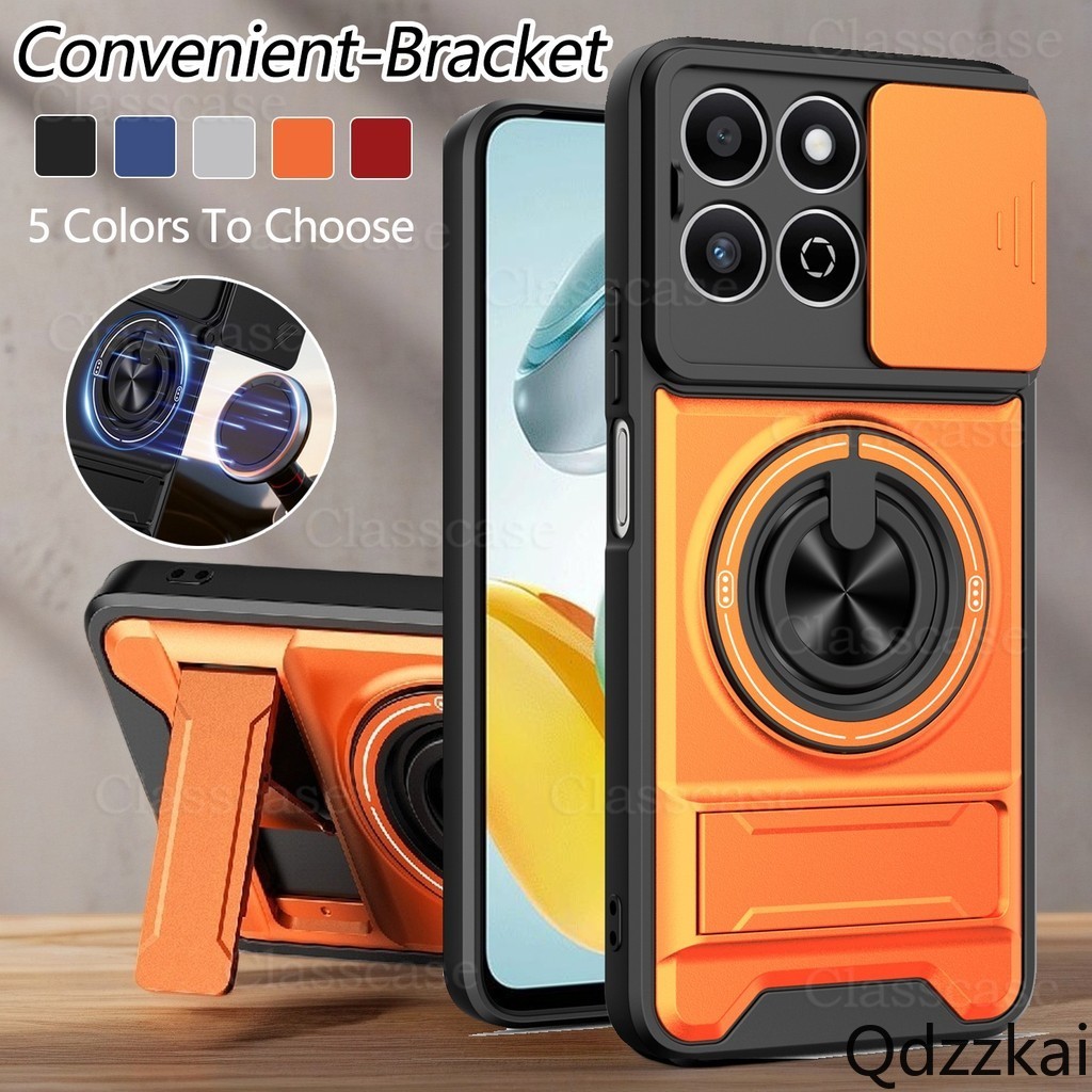 ปลอก Honor X7d X7c X6c X6b X6a HonorX7d X7 d HonorX7c X7 c HonorX6c X6 c เคสโทรศัพท์หมุนได้แหวนแม่เห