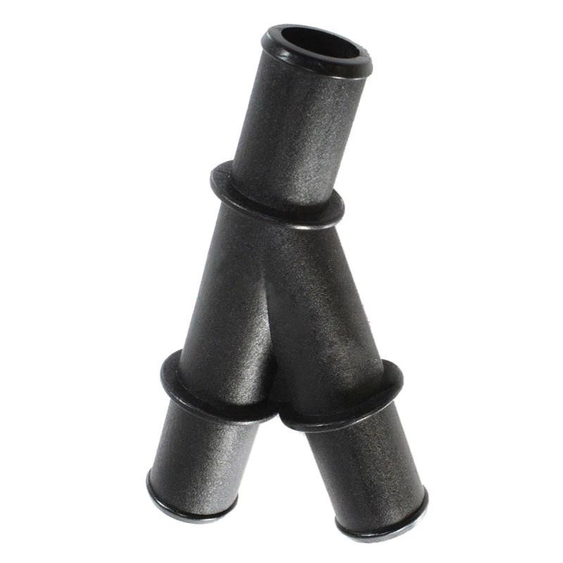 Universal Car Y เครื่องทําความร้อน 3 ทางท่อน้ําท่อ Fitting Barb Connector สีดํา PA66 & GF30 อุปกรณ์เ