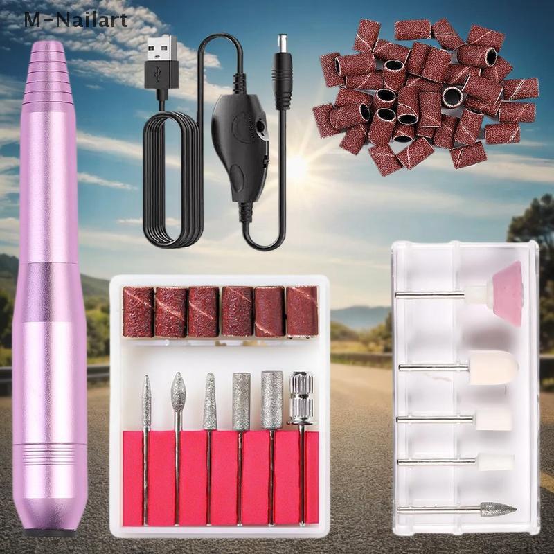 M-Nailart 16000RPM เครื่องเจาะเล็บไฟฟ้าแบบมืออาชีพเครื่องขัดเล็บความเร็วสูงสําหรับชุดเครื่องตัดกัดเล
