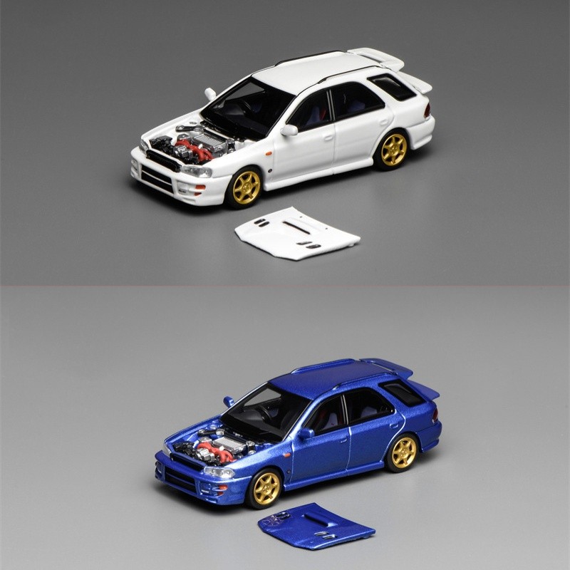 MOTOR HELIX 1:64 lmpreza Wagon WRX STi Version VI รถโมเดลDiecast