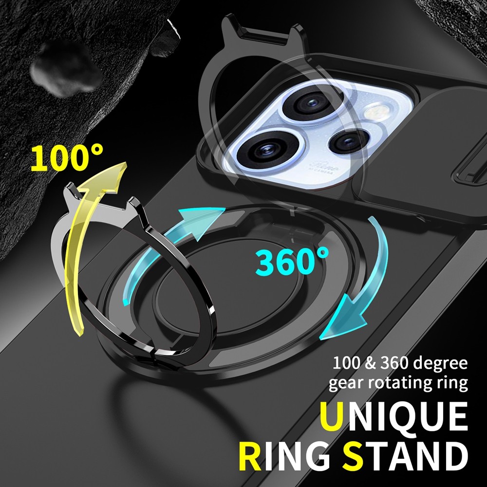 สําหรับ Reno 15 5G กันกระแทก Hybrid ขาตั้งแม่เหล็กสําหรับ OPPO Reno15 Pro 15 F เลนส์สไลด์กล้องเกราะฝาครอบป้องกัน ราคา ถูกที่สุด โปรบีเคเค แกลเลอรีภาพที่ 5
