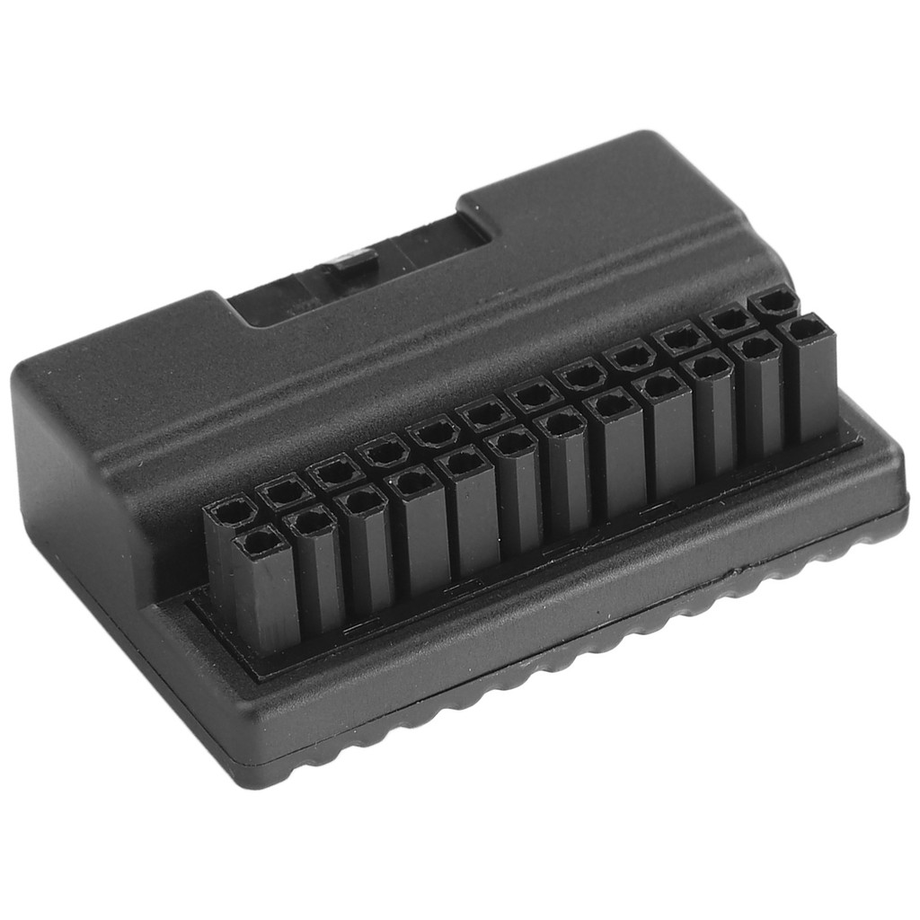 สนุก ~ ATX 24Pin 90 องศาอะแดปเตอร์ Lossless Transmission เมนบอร์ด 24Pin หญิง 24pin ชายพร้อมฉนวนสําหร