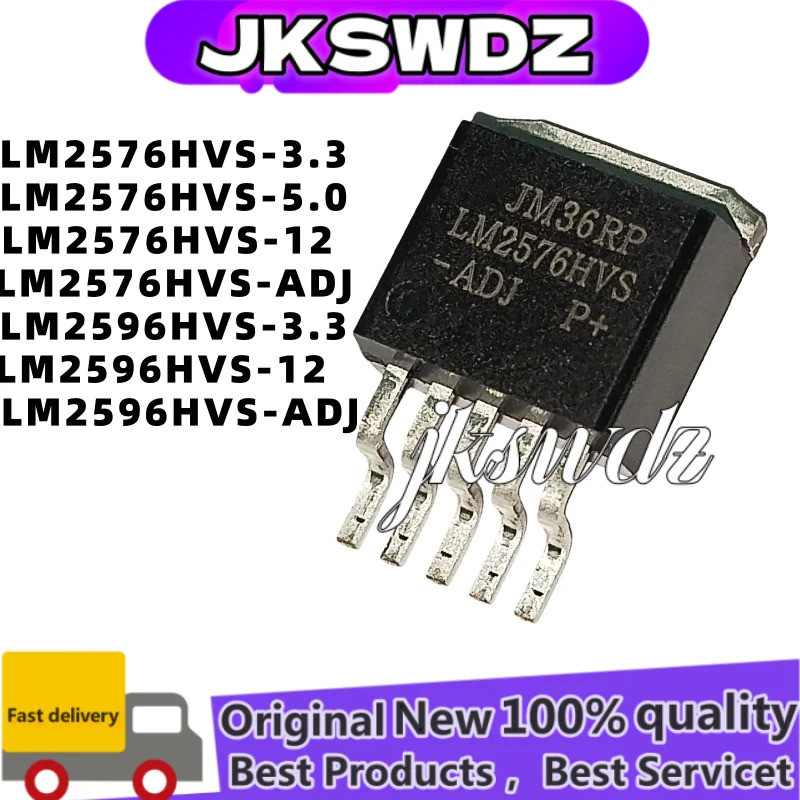 5PCS LM2576HVS-3.3 LM2576HVS-5.0 LM2576HVS-12 LM2576HVS-ADJ LM2596HVS-3.3 LM2596S-5.0 LM2596S-AV6S-J