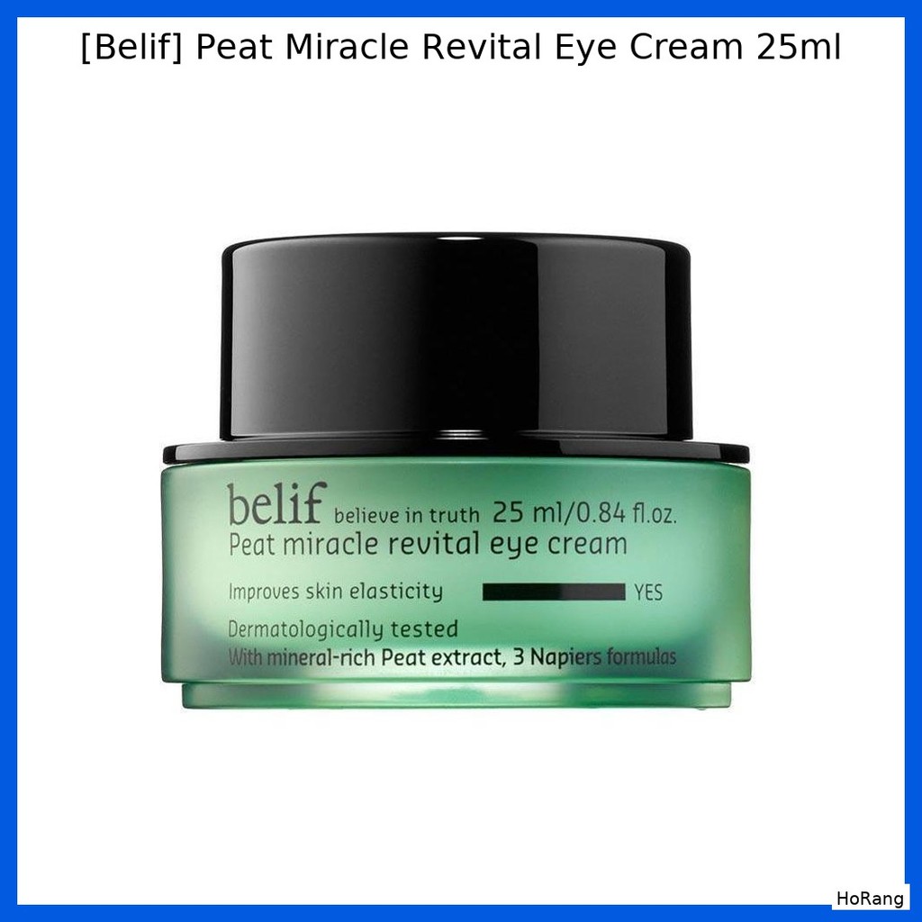 [Belif] Peat Miracle Revital Eye Cream 25ml / Korean Eye Cream / Revitalizing Treatment by HoRang
