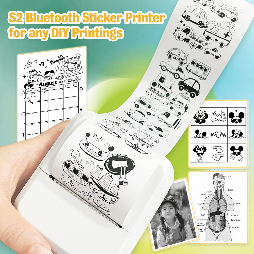 MarklifeS2MiniPrintercomtherf Label Printing การพิมพ์บลูทูธ DSPR