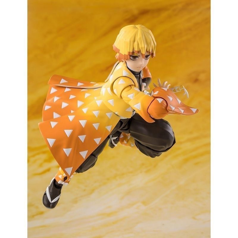 【พร้อมส่ง】Bandai SHF Demon Slayer Blade ภรรยาของฉัน Zenitsu Demon Slayer Demon Slayer Infinite City 