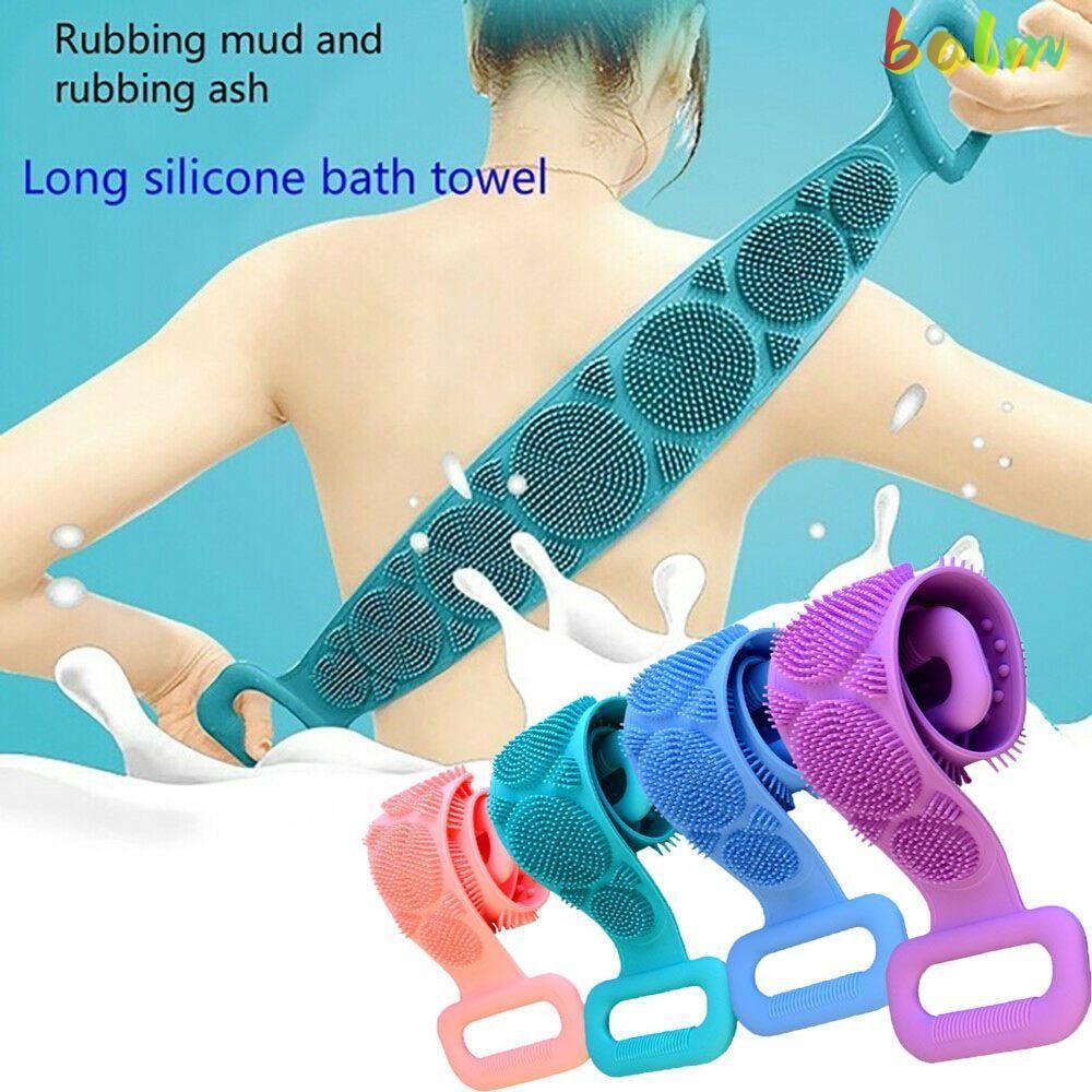 BALM Dual Sided Bath Belt Soft Spa Massage Body Cleaning Skin Exfoliating