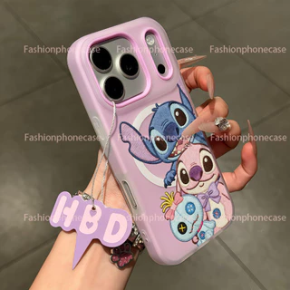 เคสแข็ง ลายการ์ตูน มีแม่เหล็ก ป้องกันรอย กันกระแทก เข้ากับ iPhone 12-17 Pro Max ทุกรุ่น XPGDCXK009