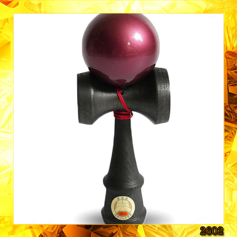Yamagata Koubou Made 【Japan Kendama Association Certified】 Adult Kendama Kitsusako Original Black × 