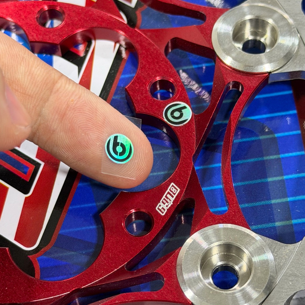 สติกเกอร์b สำหรับ ติดจานBU69