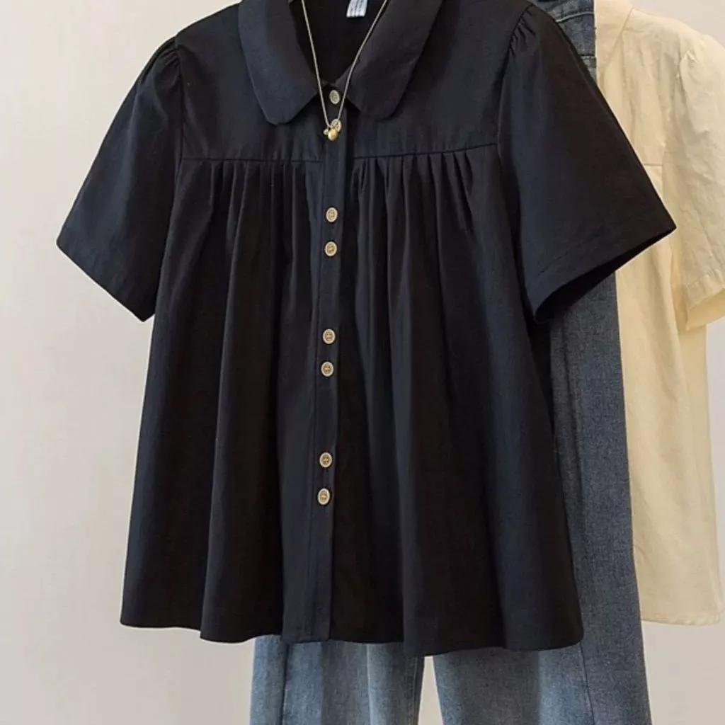 ส่งไวจากไทยBreezeS-3XL พลัสขนาดผู้หญิงเสื้อแขนสั้นฤดูร้อนหลวมพอดีด้านบนสั้นผู้หญิงเสื้อ