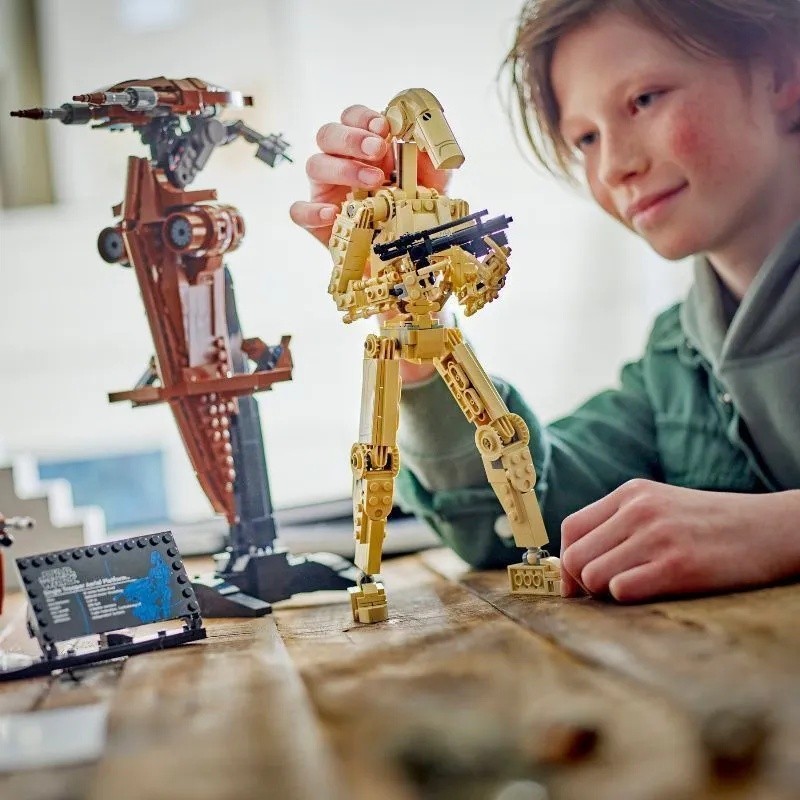 เข้ากันได้กับ Lego STAR Wars 75428 พร้อม STAR Man ประกอบของเล่นบล็อกตัวต่อ