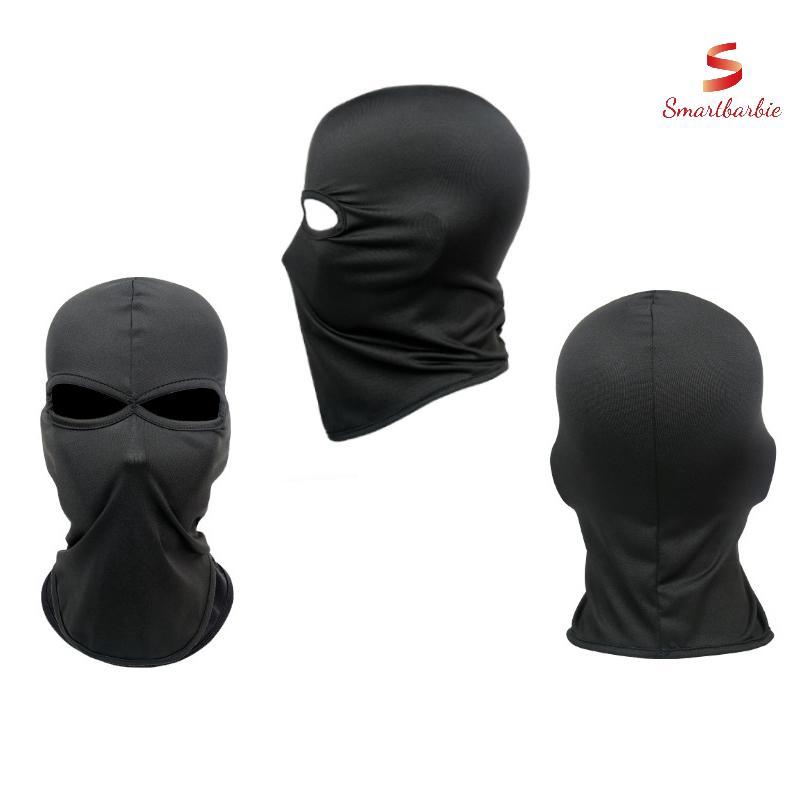{Smartbarbie} 2 Hole Balaclava Motorcycle Face Mask Moto Helmet Hood Ski Ne Full Face Mask Windproof