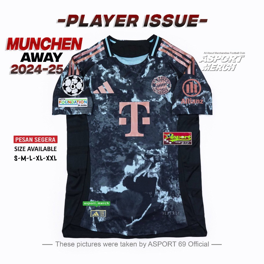PLAYER ISSUE MUNCHEN AWAY 2024 2025 PI