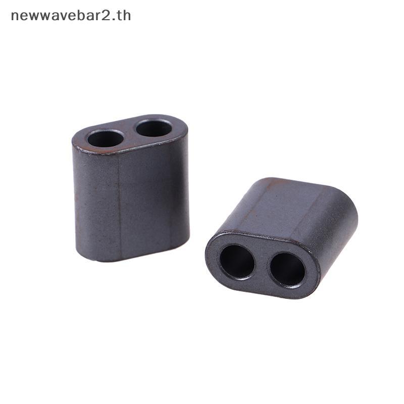 # waveba # 10 ชิ้น RF Ferrite Core Double Holes RF Magnet RF อุปกรณ์เสริม 13.5*7.5*14 มม.