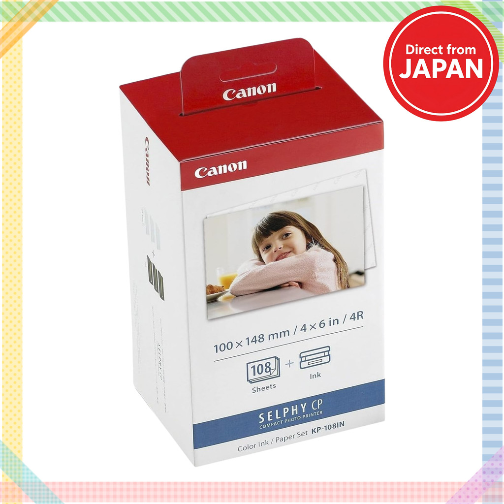 Canon KP-108IN Color Ink / Paper Set