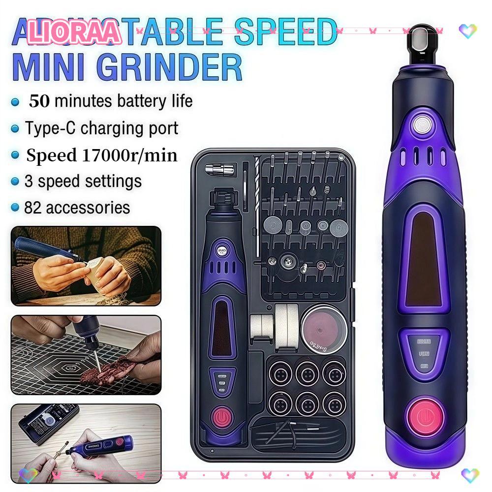 ลิโรร่า‌A ชุดเครื่องมือโรตารี่, 3.6V พร้อมอุปกรณ์เสริม 82 ชุดเครื่องมือโรตารี่ Power, คุณภาพสูงอเนกป