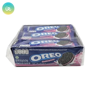 OREO โอรีโอ คุ้กกี้สอดไส้ครีม รุ่นซอง 5 บาท บรรจุแพ็คละ 12 ซอง ยกแพ็คคุ้มค่า