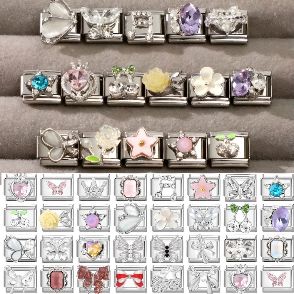 สร้อยข้อมือสไตล์อิตาลี ขนาด 9 มิลลิเมตร สแตนเลสแฮนเมด สวมใส่สวยงาม