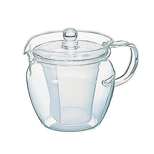 HARIO Heat-resistant Glass Teapot Cha-Cha, Natsume, 2-cup, 360ml, CHRN-2N.