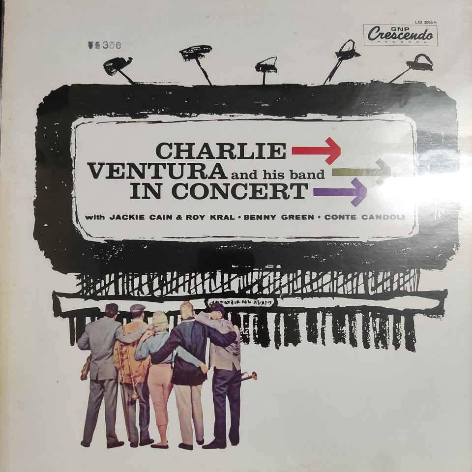 แผ่นเสียง Charlie Ventura And His Orchestra - Charlie Ventura And His Band In Concert (Vinyl) (VG+)