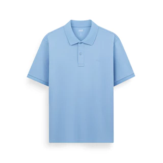 AIIZ เสื้อโปโลผู้ชายสีพื้นพิมพ์โลโก้ AIIZ Men’s AIIZ Logo Polo Shirt