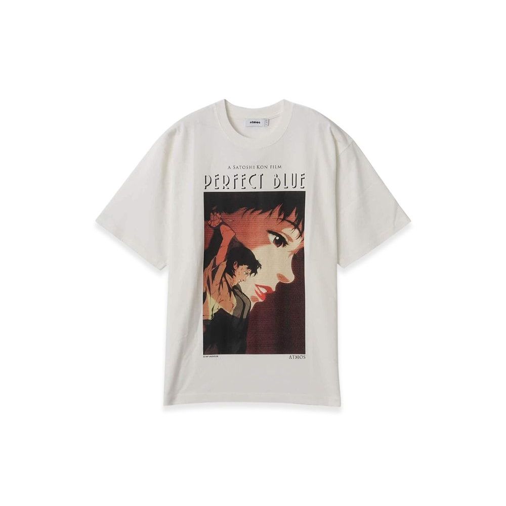 atmos x PERFECT BLUE T-shirt 2 White Unused