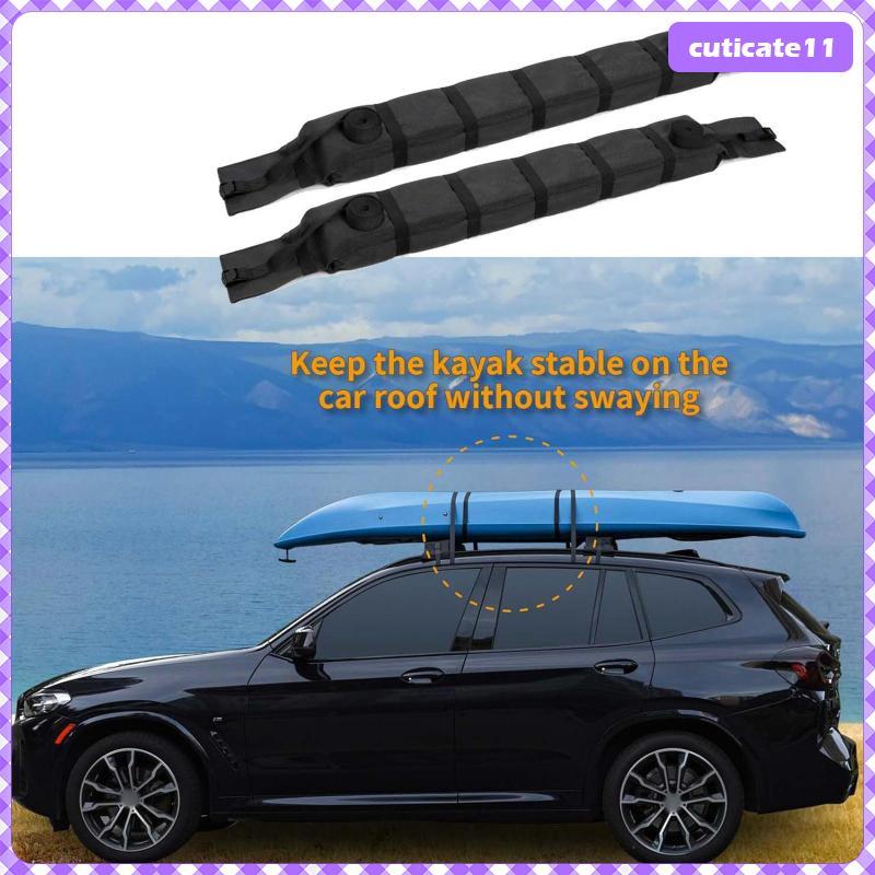 Kayak Roof Rack Pads สำหรับรถยนต์ จากCloth ออกซฟอร์ด รองรับเรือแคนูและบอร์ดนํ้าแข็ง