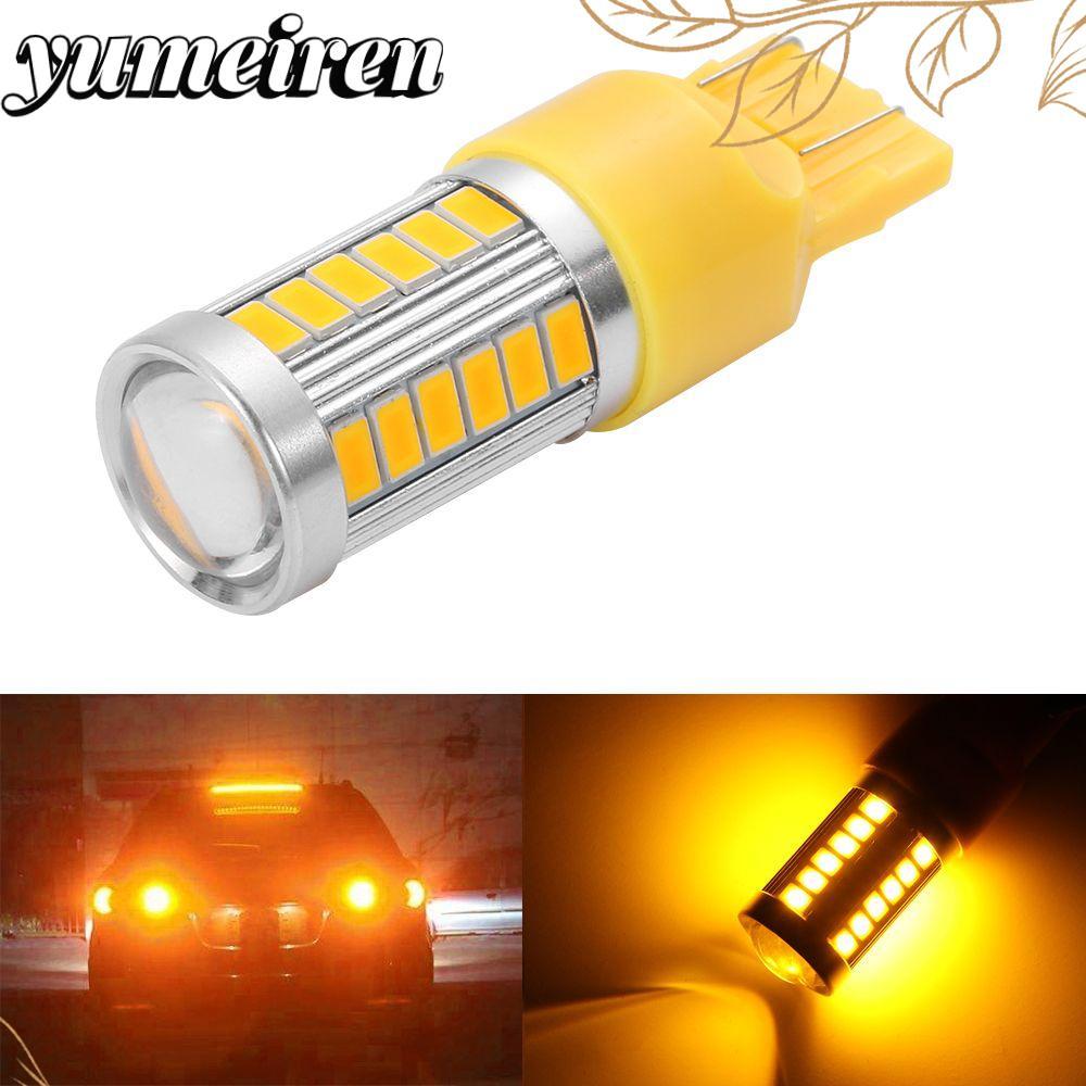 YUMEIREN รถสํารองไฟย้อนกลับไฟเลี้ยวหมอกโคมไฟ T20 W21/5W 7443