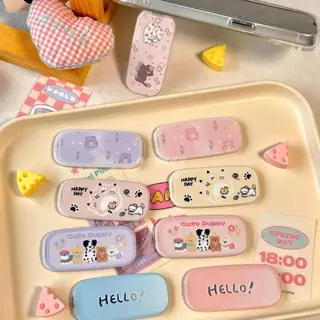 COD-ในไทย💥Stand การ์ตูนแมวเรียบง่ายรอยขีดข่วนลูกแมวคู่รักเคสโทรศัพท์สากลยึดยี่ห้อโทรศัพท์พับเครื่องสำอางกระจกยืนโทรศัพท์