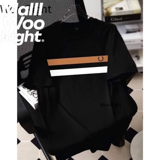 เสื้อยืดใส่สบาย แพทเทิร์นเรียบหรู แขนสั้นเท่ คอกลม ผ้าฝ้ายแท้ เหมาะกับทุกโอกาส กรุงเทพฯ มีจำหน่ายในสต็อก