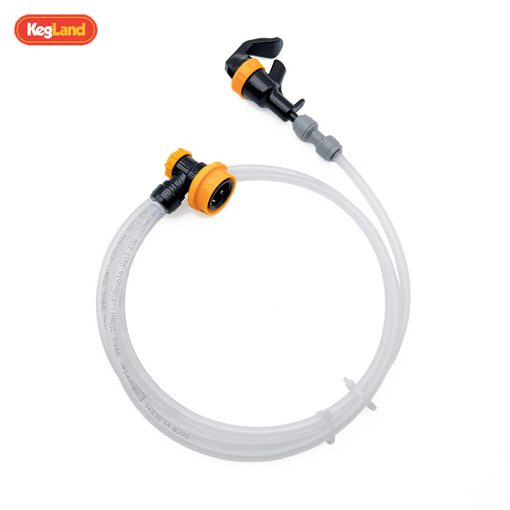 KegLand Duo-Bronco EVA Tube Tap Kit Homebrew Beer Faucet อุปกรณ์ปิกนิกกลางแจ้ง