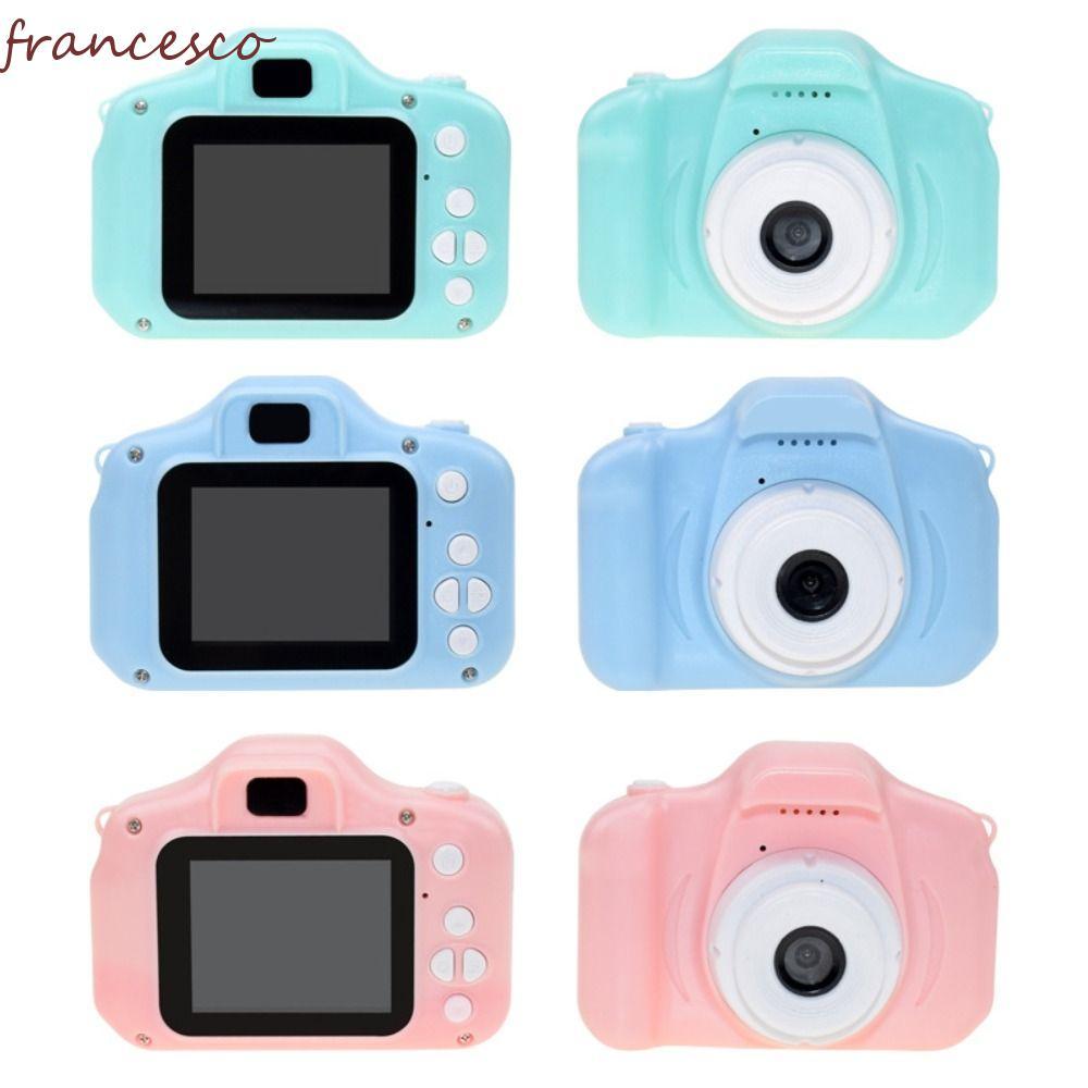FRANCESCO Mini Children Camera, Kids Camera Small Children Mini Digital Camera, Portable Selfie HD ถ