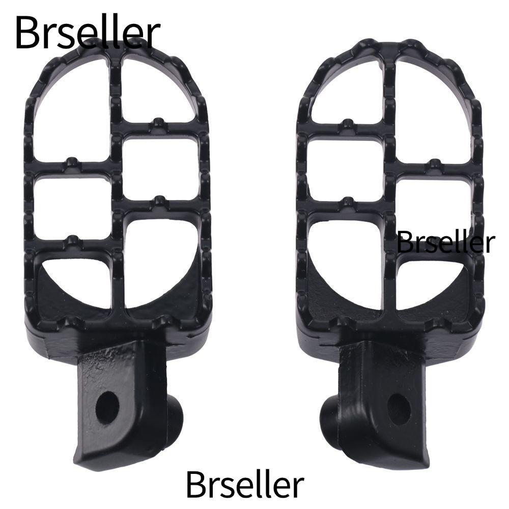 BRSELLER หมุดเท้าจักรยานสกปรก, พักเท้าจักรยานสกปรกสีดําอลูมิเนียม, เส้นผ่านศูนย์กลางรู 8 มม.(0.31in)