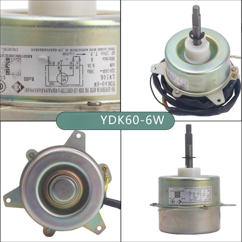 มอเตอร์พัดลมแอร์ Gree YDK40-6B LW40B YDK55-6K YDK60-6W LW50R