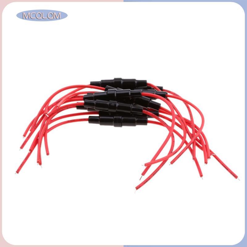 [mcqlqm] 10 Pack Inline Fuse Holder ATC/ATO Add-a-circuit Car Fuse TAP Adapter กันน้ํา