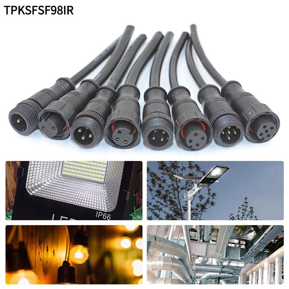 TPKSF98IR 2 ชุด 2Pin3Pin4Pin สาย M14 อุปกรณ์สายไฟสัญญาณสาย 2Pin 3Pin 4Pin สายเสริม