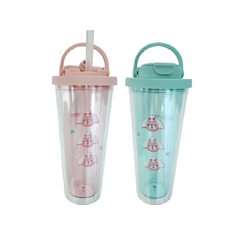 [FREE] SHIHTZU แก้วน้ำ 2 ชั้น 24 ออนซ์ คละสี ชิห์สุ