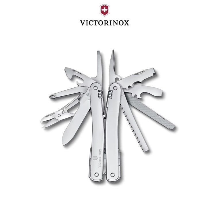 Victorinox Swiss Tool Spirit MX เครื่องมืออเนกประสงค์ เครื่องมือพกพา ที่เปิดใช้งานด้วยมือเดียว 24 ฟังก์ชั่น (3.0224.MN)