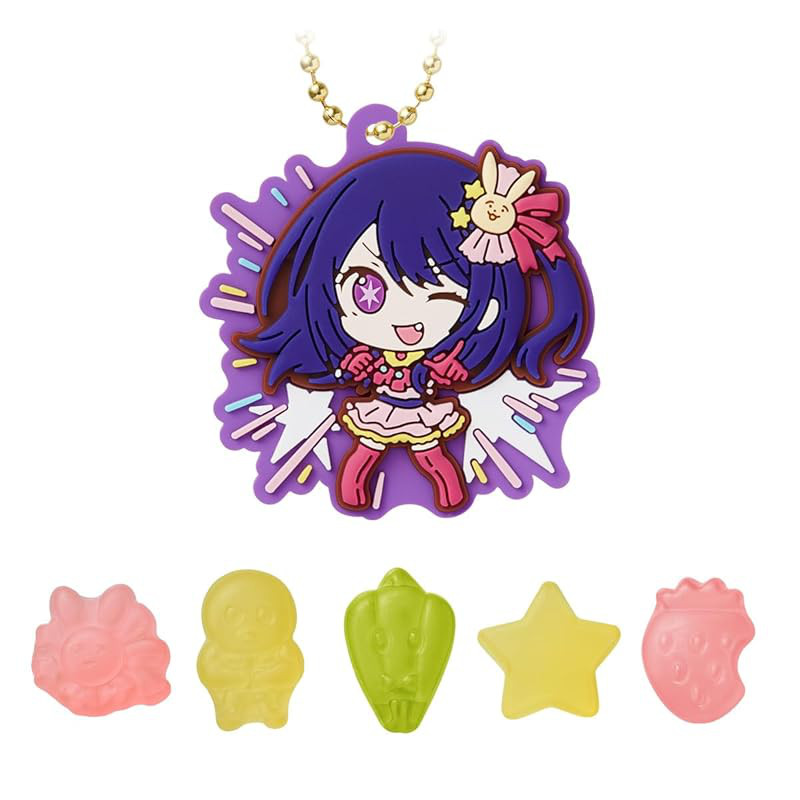 [Oshi no Ko] Rubber Mascot Gummies (12 pieces) Food Toys & Gummy Candy ([Oshi no Ko])