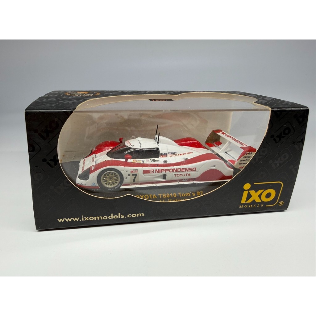 IXO 1/43 Toyota TS010 Toms 1992 Le Mans Alloy Material, พร้อมกล่องเดิม, ฐานไม่act, สํารองได้ดี, เกือ